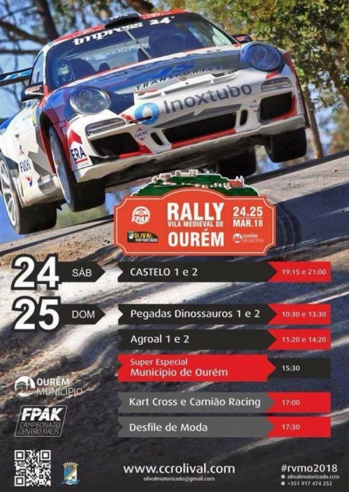 Rally Vila Medieval de Ourém a 24 e 25 de Março