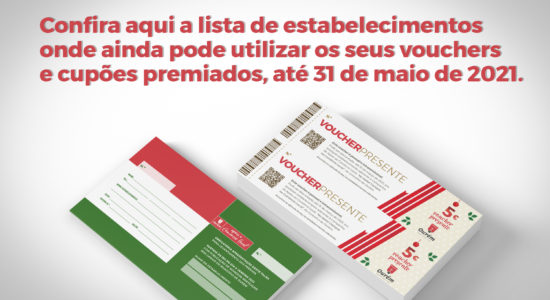 Usufrua até 31 de maio dos cupões da Campanha de Apoio ao Comércio Local