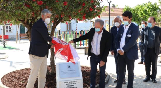 Inauguração da requalificação do Jardim da Sandoeira