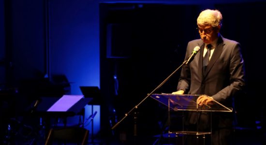 Comunicação do Presidente na inauguração do Teatro Municipal