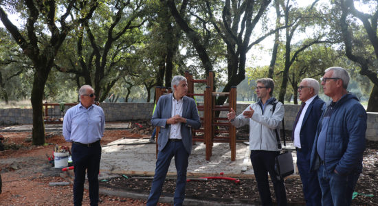 Visita às obras do Parque Infantil Santos Francisco e Jacinta