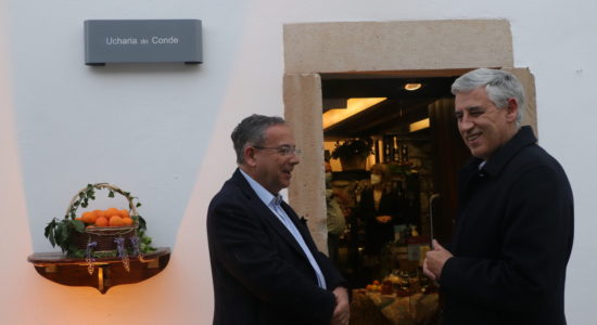 Ourém e Le Plessis-Trévise à mesa na reabertura da Ucharia do Conde