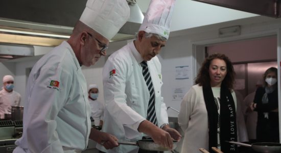 Sessão de Showcooking na Escola de Hotelaria de Fátima