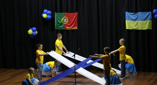 Espetáculo solidário a favor da Ucrânia no CEF