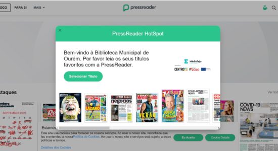 Biblioteca Municipal de Ourém disponibiliza serviço gratuito de acesso a jornais e revistas em linha