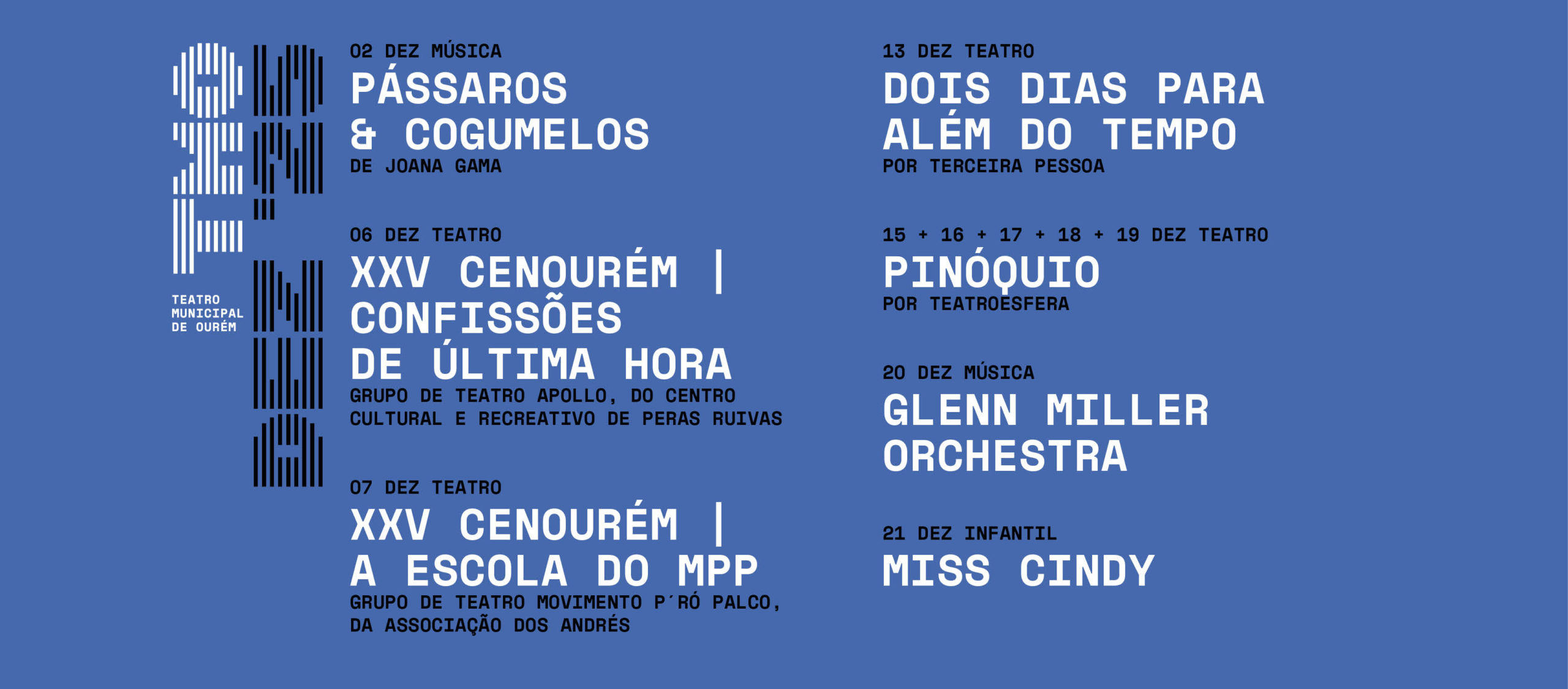 TMO | Teatro Municipal de Ourém – Dezembro 2025