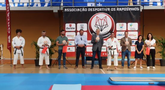 Presidente na abertura do Sarau da Associação Desportiva Os Raposinhos