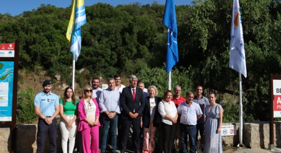 Cerimónia do hastear da Bandeira Azul, Acessível e de Ouro na Praia Fluvial do Agroal