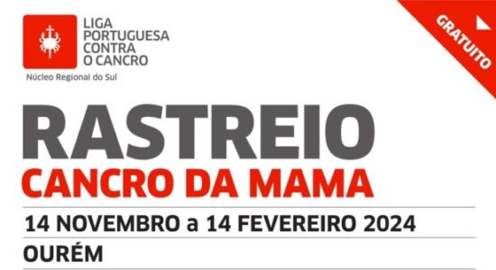 Rastreio gratuito do cancro de mama em Ourém