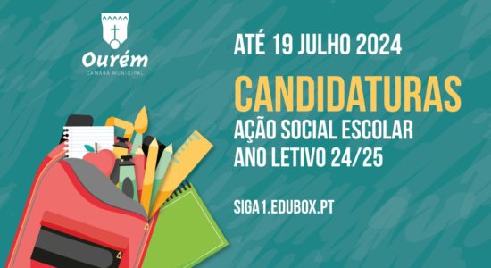 Candidaturas a apoios de Ação Social Escolar disponíveis até 19 de julho