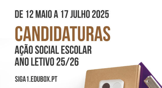 Candidaturas a apoios de Ação Social Escolar disponíveis até 17 de julho