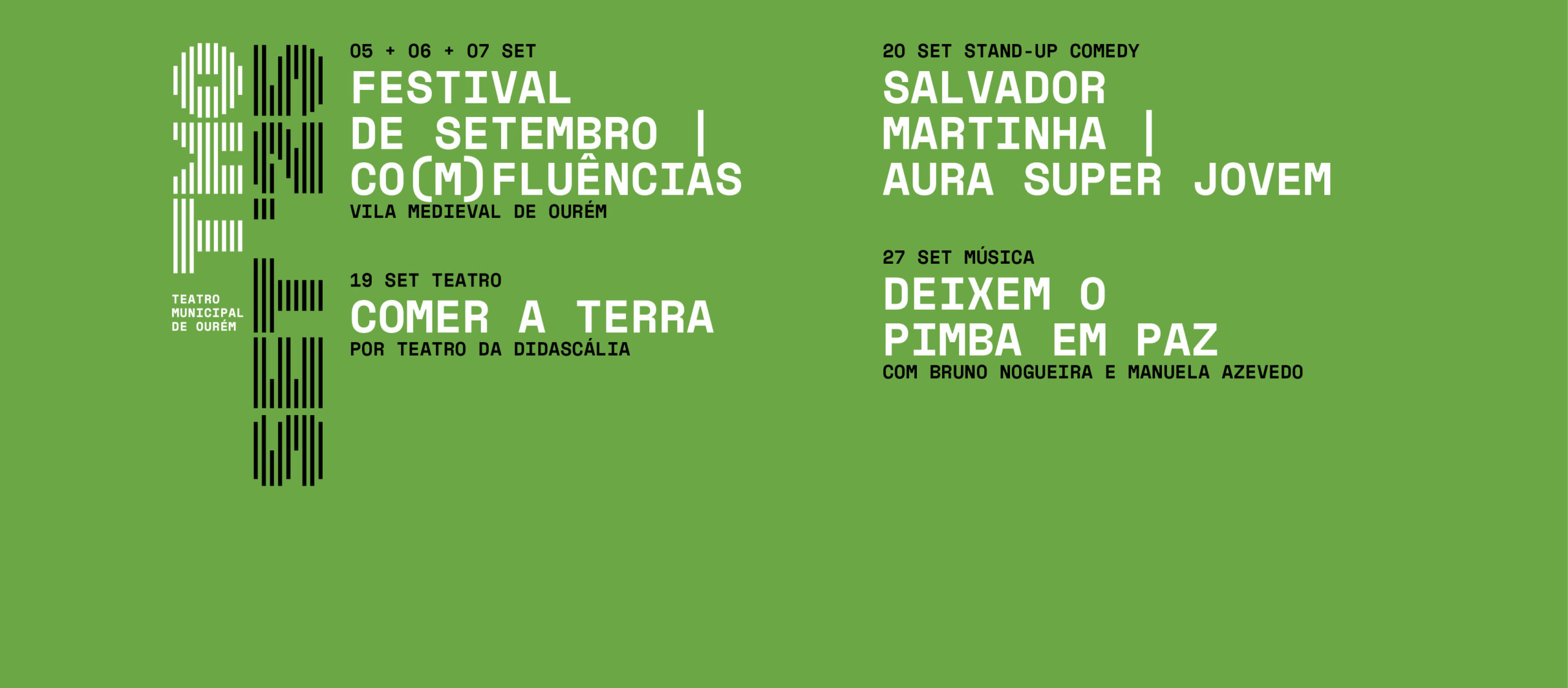TMO | Teatro Municipal de Ourém – Setembro 2025