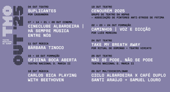 TMO | Teatro Municipal de Ourém – Outubro 2025