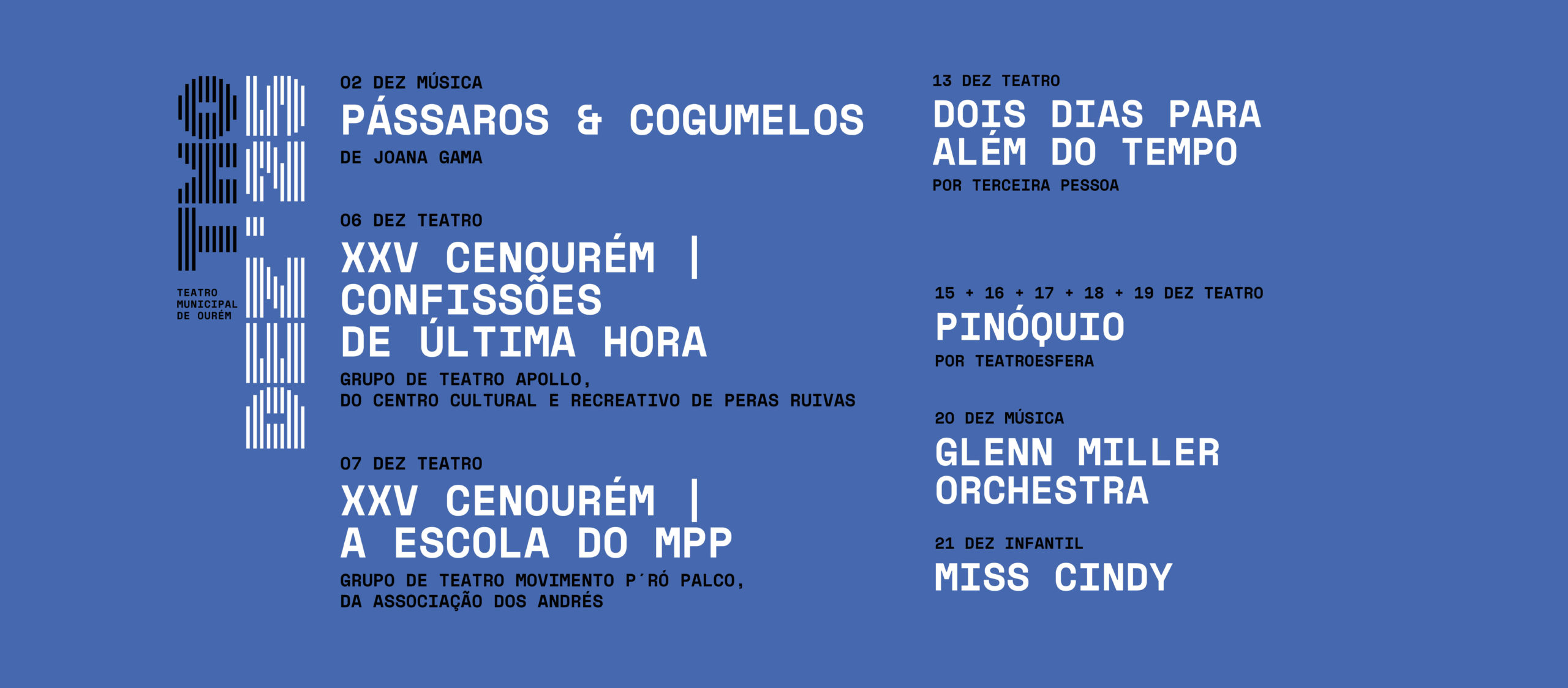 TMO | Teatro Municipal de Ourém – Dezembro 2025