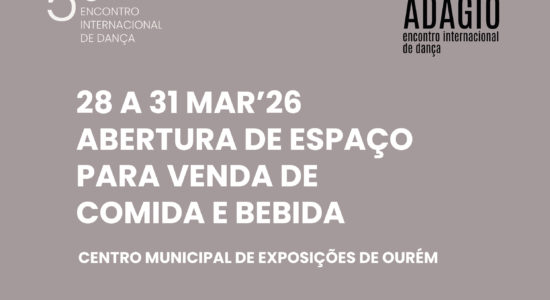 Abertura de espaço para venda de comidas e bebidas – ADAGIO 2026