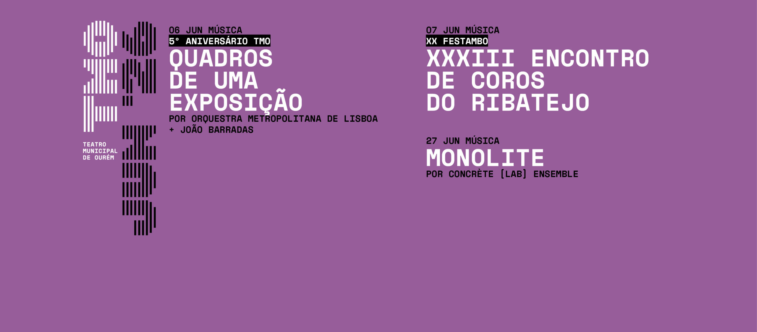 TMO | Teatro Municipal de Ourém – Junho 2026