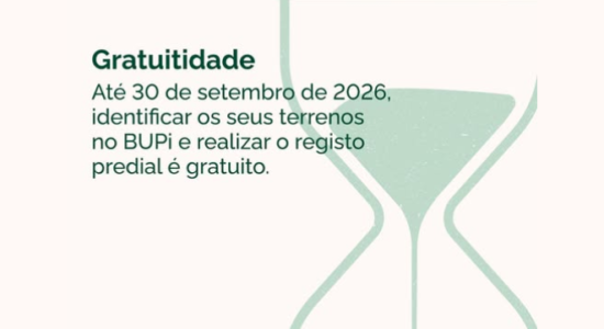 BUPI gratuito até 30 de setembro