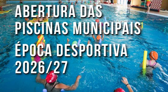 Abertura de Inscrições – Escola Municipal de Atividades Aquáticas de Ourém